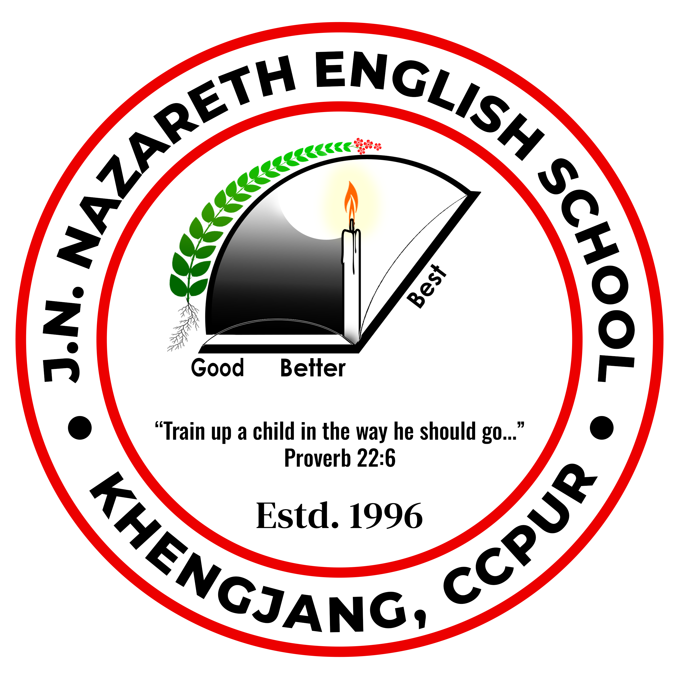 J.N. Nazareth English School Logo